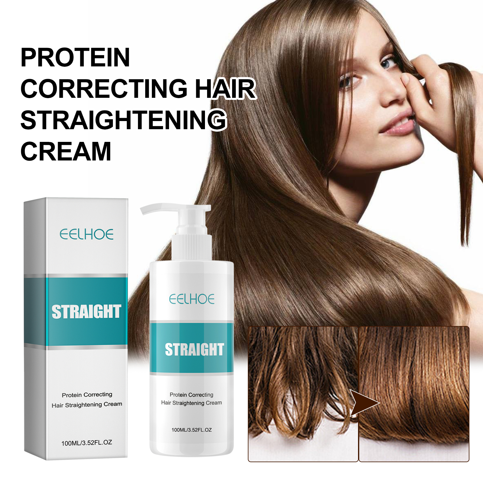 Keratin Treatment Set - Keratin Hair Straightening Cream Hair Repair