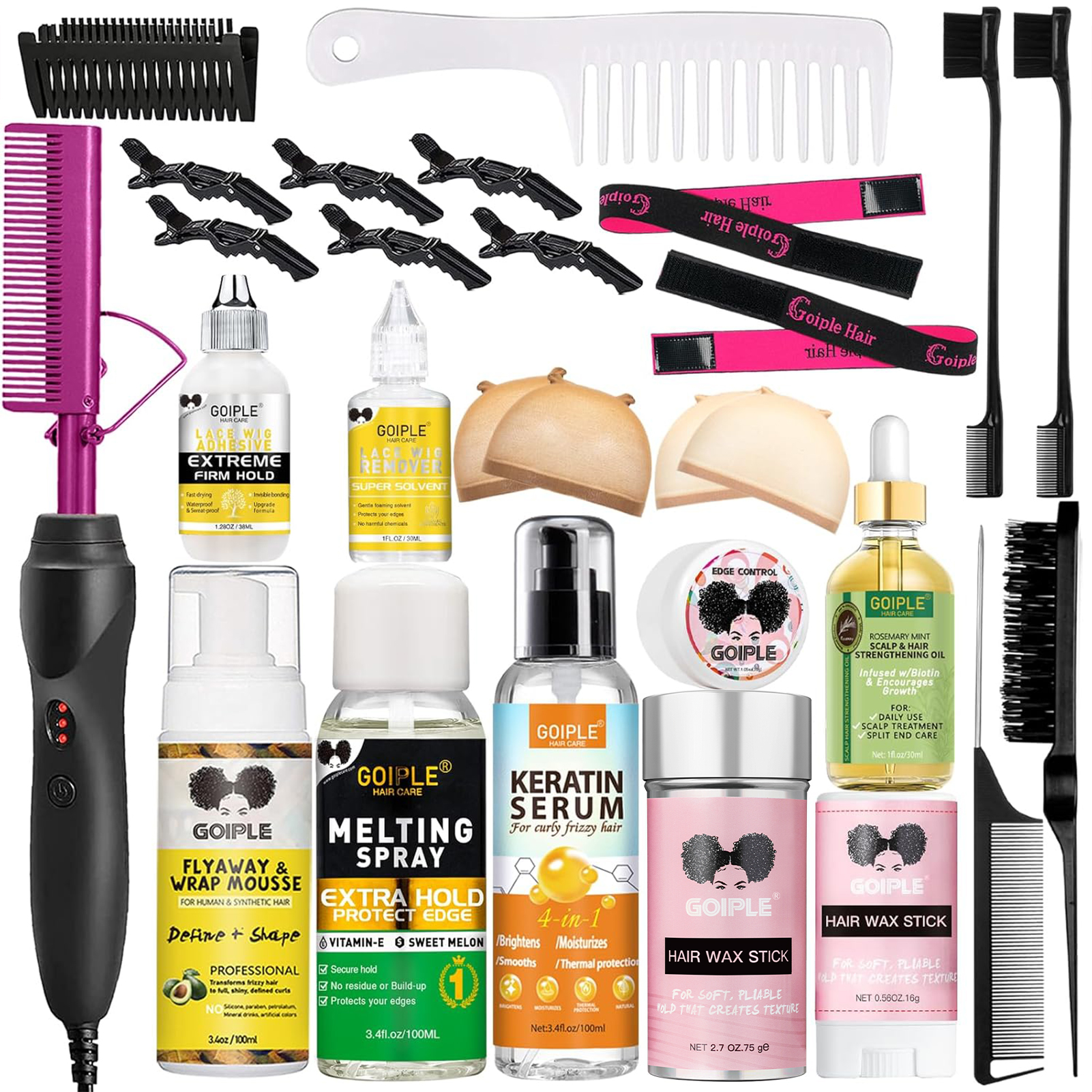 Keratin Treatment Set - GOIPLE Professional Wig Install Kit Electric