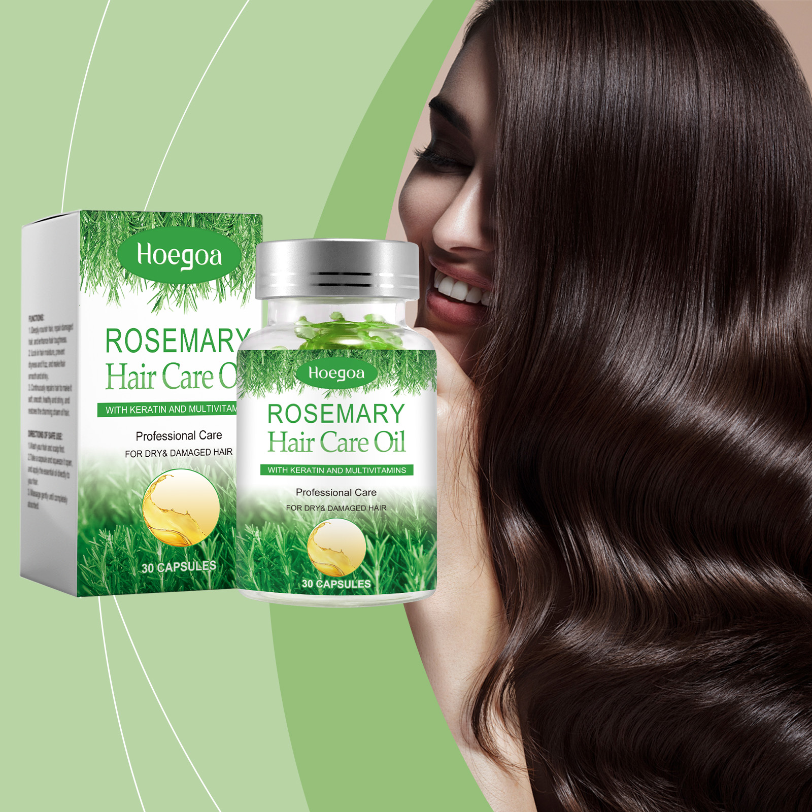 Keratin Treatment Set - Hair Growth Essential Oil Rosemary Hair