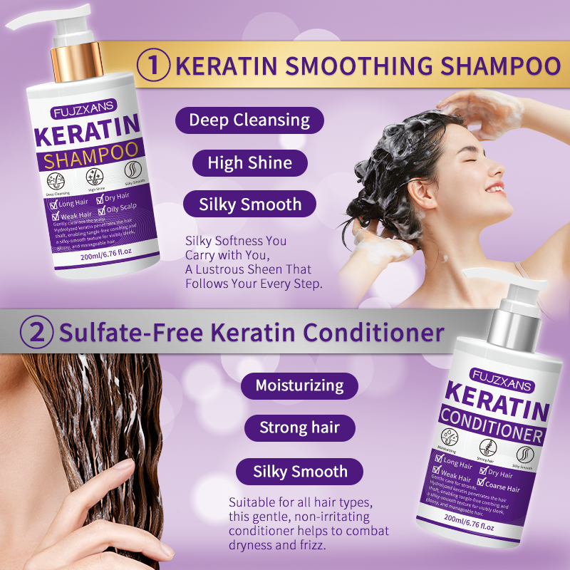 Keratin Shampoo and Conditione – Keratin Treatment Set Bewertung und Preis