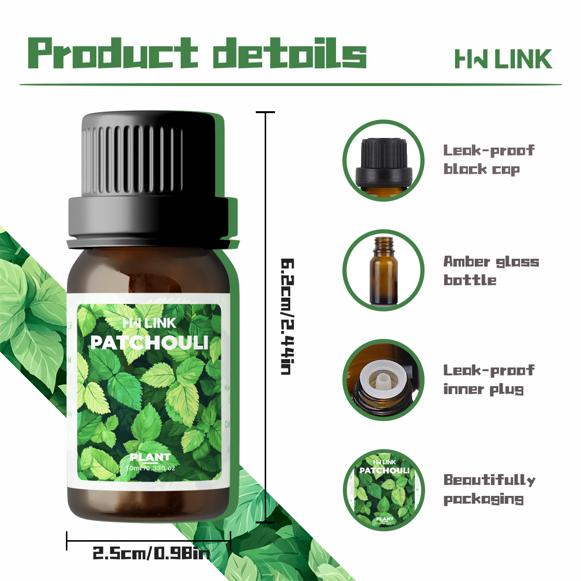 10ml Patchouli Essential Oils  – Hair Care Natur Bewertung und Preis