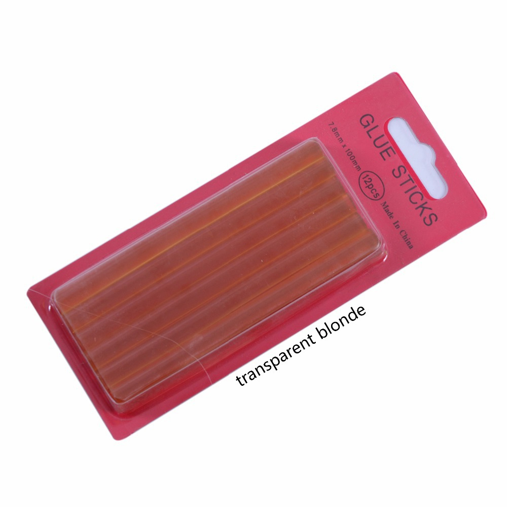 12pcs/bo'x 0.7*10 cm Hot Melt  – Glue Gun Hair Bewertung und Preis