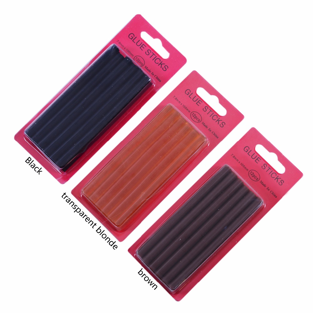 12pcs/lot  0.7*10 cm Hot Melt  – Glue Gun Hair Bewertung und Preis