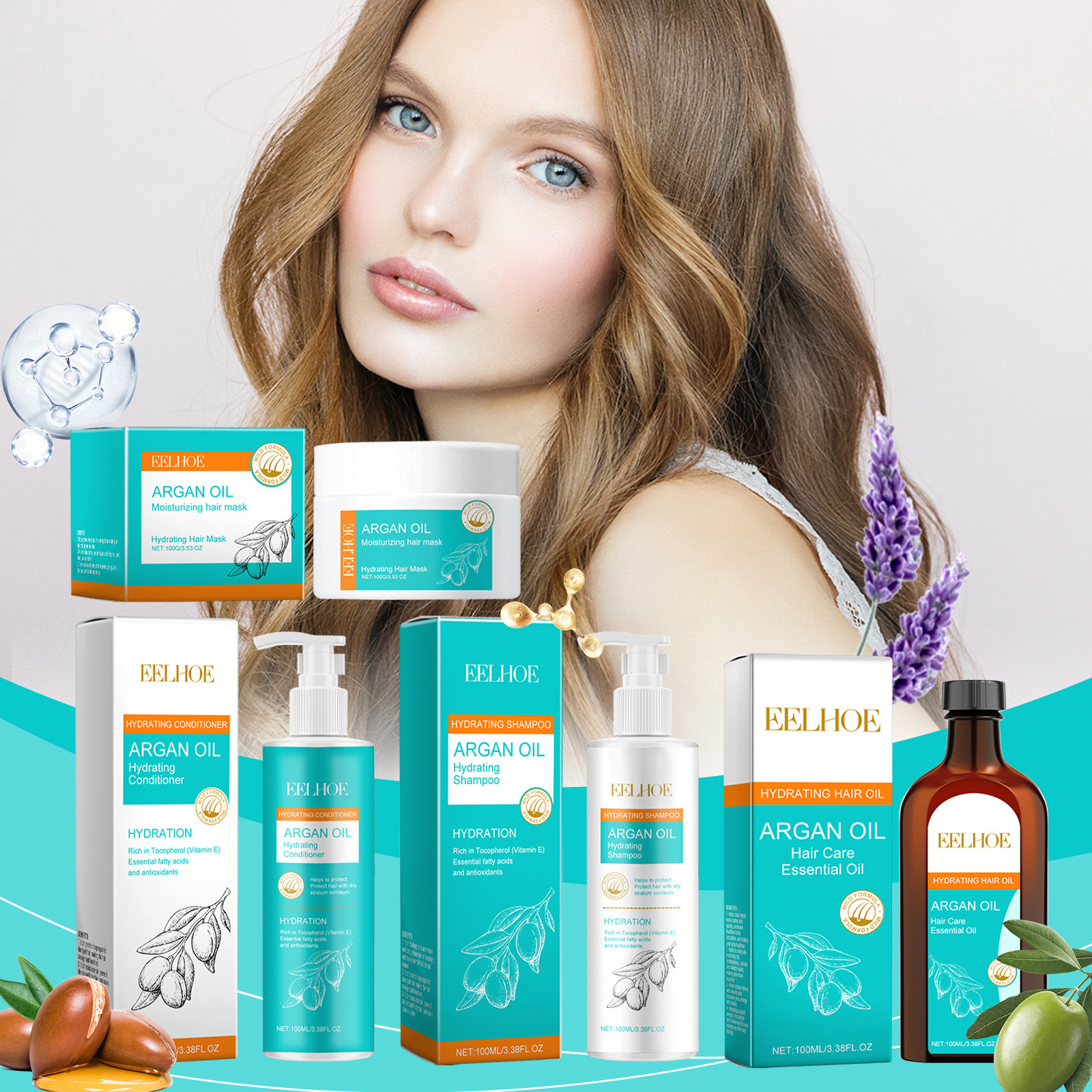 EELHOE Moroccan Argan Oil Kera – Keratin Treatment Set Bewertung und Preis