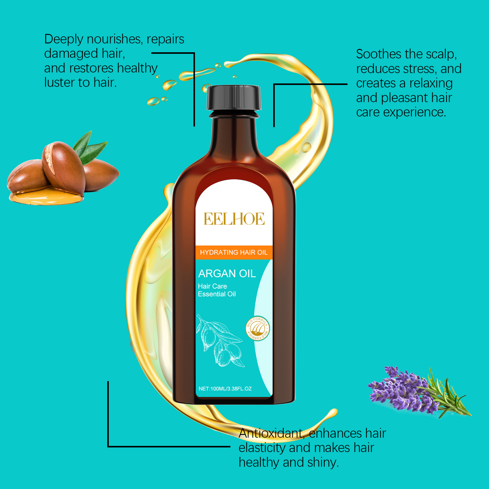 EELHOE Moroccan Argan Oil Kera – Keratin Treatment Set Bewertung und Preis