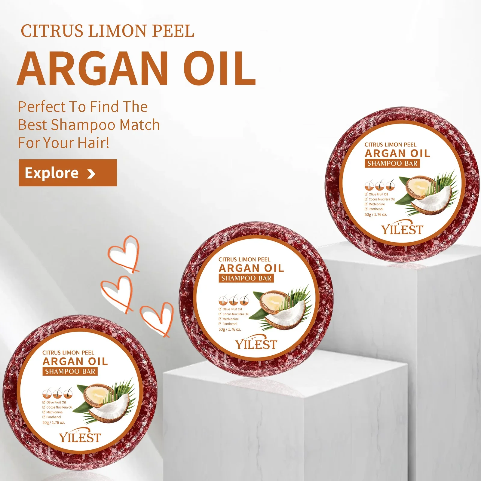 4 Bars of Anti-Hair Loss Shamp – Argan Oil Treatment Bewertung und Preis